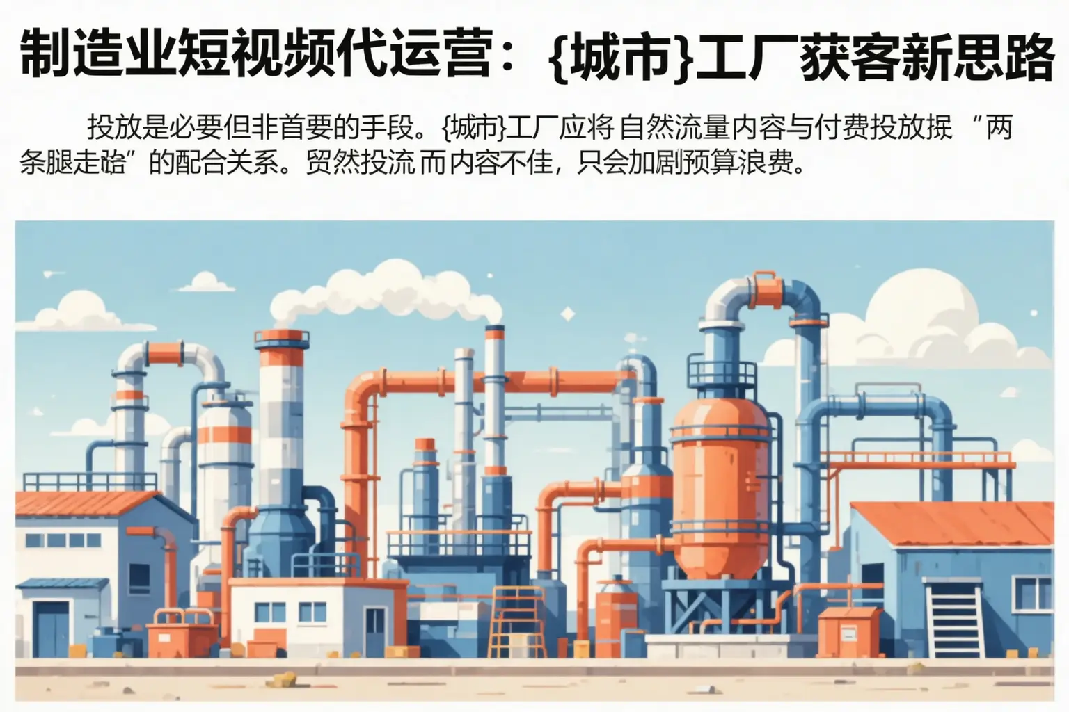 制造业短视频代运营：万载工厂获客新思路