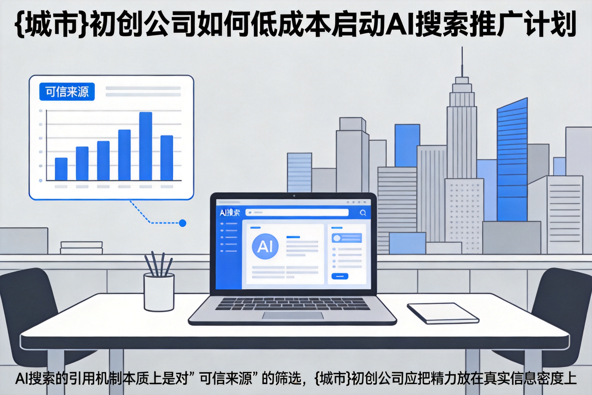 万载初创公司如何低成本启动AI搜索推广计划